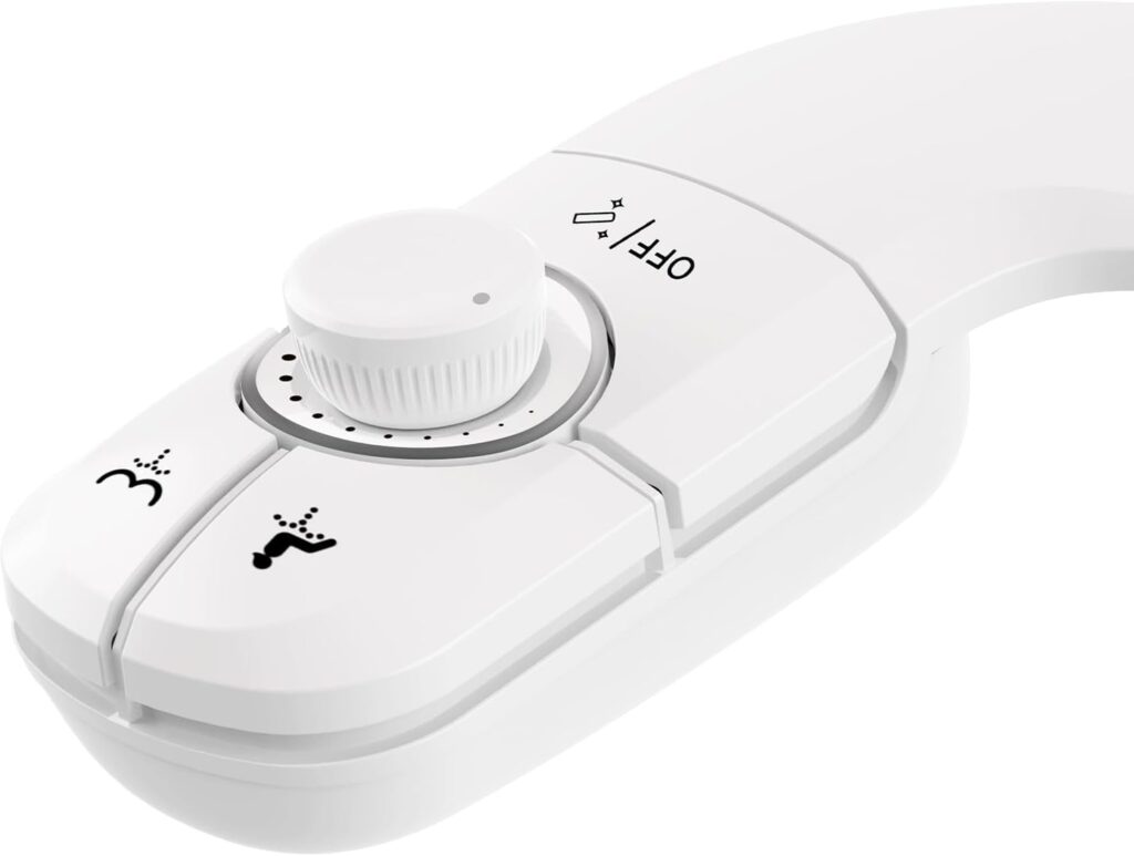 Arofa Bidets for Existing Toilets - Self-Cleaning, Dual Nozzle, Ultra-Slim Bidet Attachment for Toilet, Fresh Cold Water Pressure Adjustable, Feminine  Rear Wash