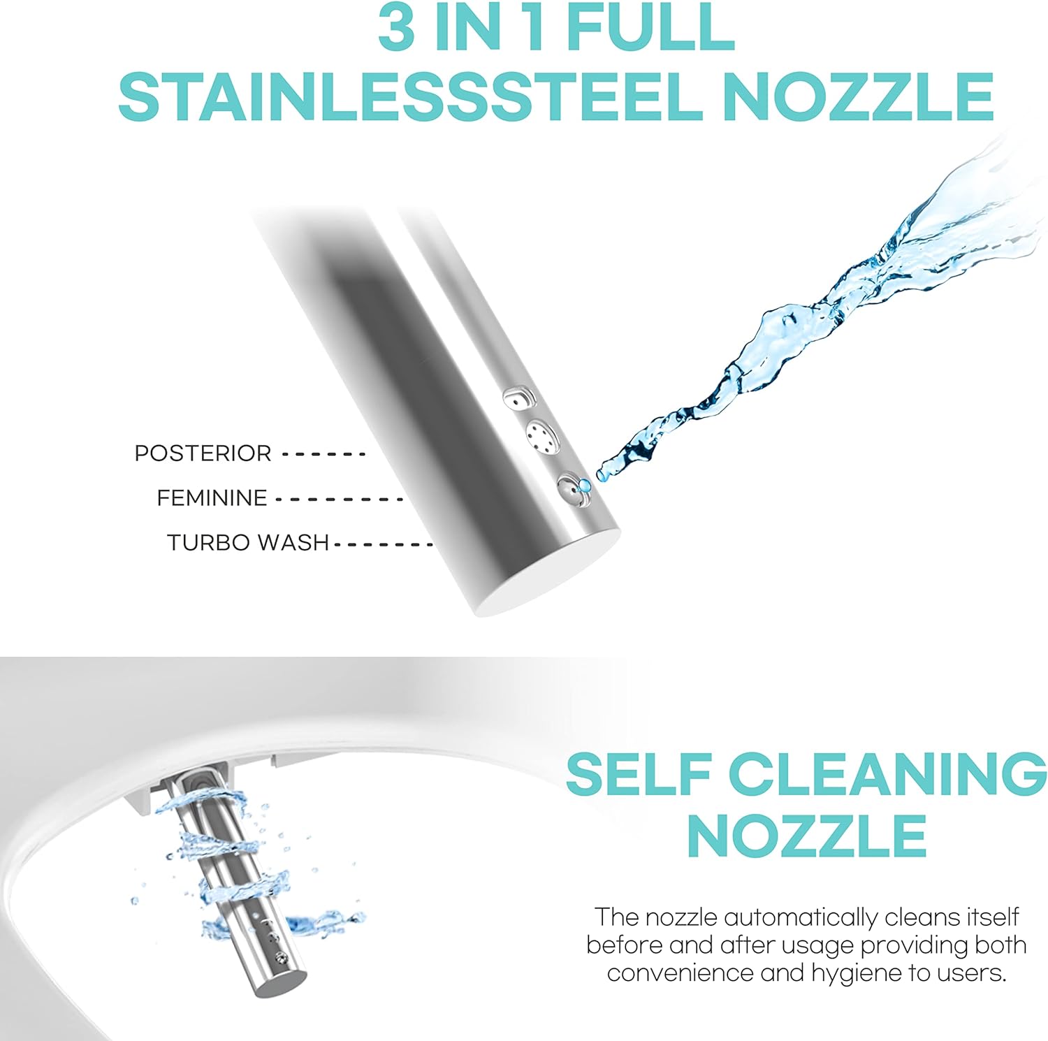 Comparing Amazon, VOVO VB-6000SE, and GenieBidet